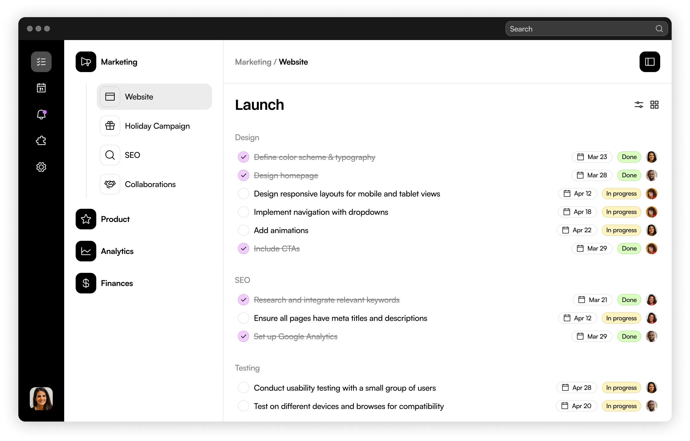 Platform Dashboard